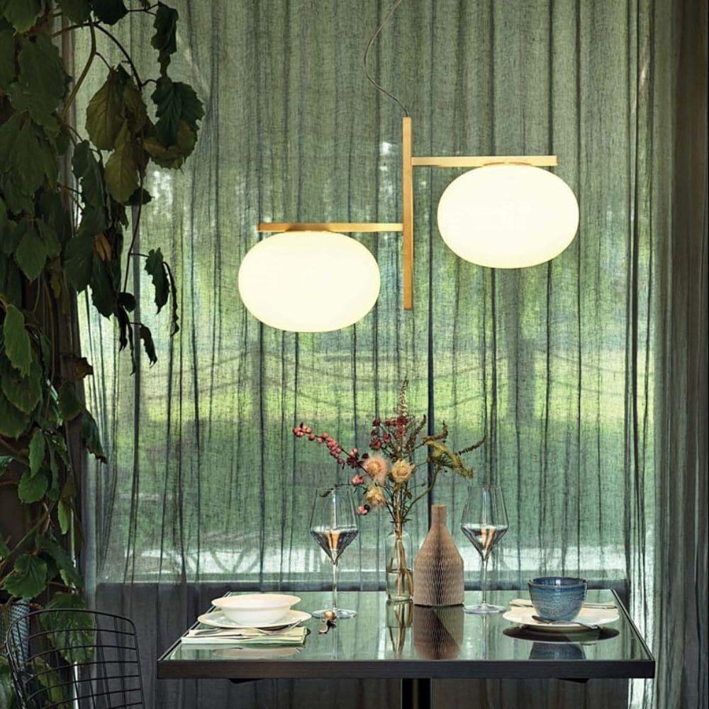 OLuce Alba 468 suspension lamp satin brass - Buy now on ShopDecor - Discover the best products by OLUCE design