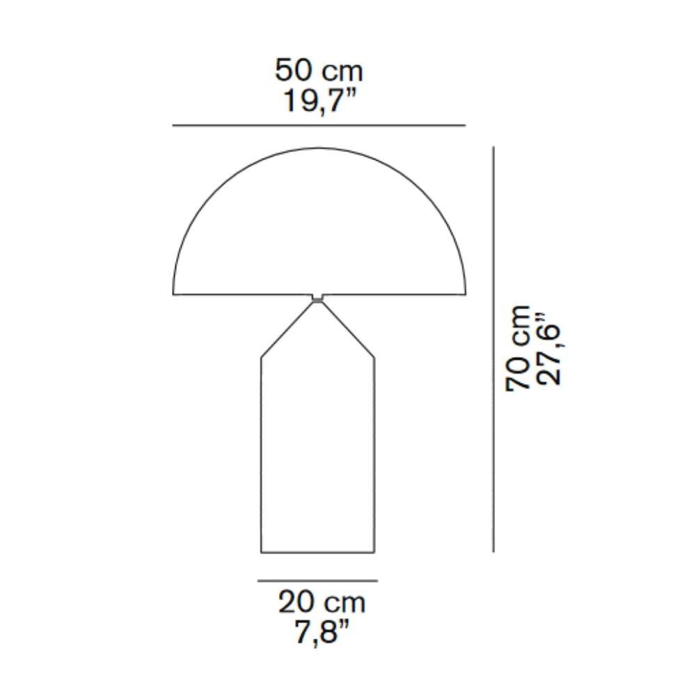 OLuce Atollo dimmable table lamp h 70 cm. - Buy now on ShopDecor - Discover the best products by OLUCE design