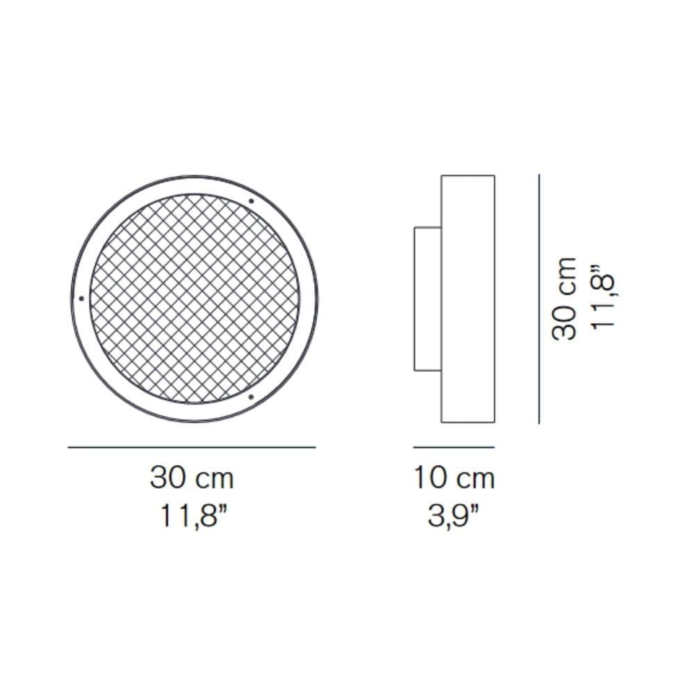 OLuce Berlin 720 LED wall/ceiling lamp diam 30 cm. - Buy now on ShopDecor - Discover the best products by OLUCE design