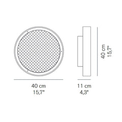 OLuce Berlin 721 LED wall/ceiling lamp diam 40 cm. - Buy now on ShopDecor - Discover the best products by OLUCE design