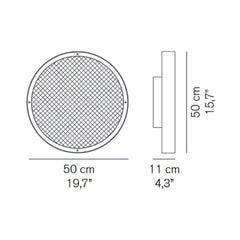 OLuce Berlin 722 LED wall/ceiling lamp diam 50 cm. - Buy now on ShopDecor - Discover the best products by OLUCE design