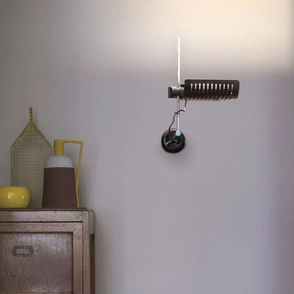 OLuce Colombo 761 wall/ceiling lamp LED black/chrome - Buy now on ShopDecor - Discover the best products by OLUCE design