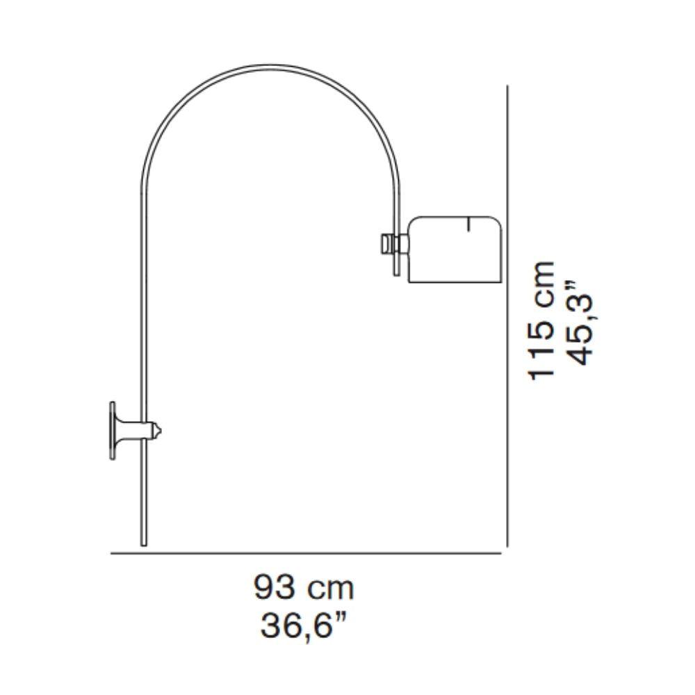 OLuce Coupé 1158 wall/ceiling lamp by Joe Colombo - Buy now on ShopDecor - Discover the best products by OLUCE design