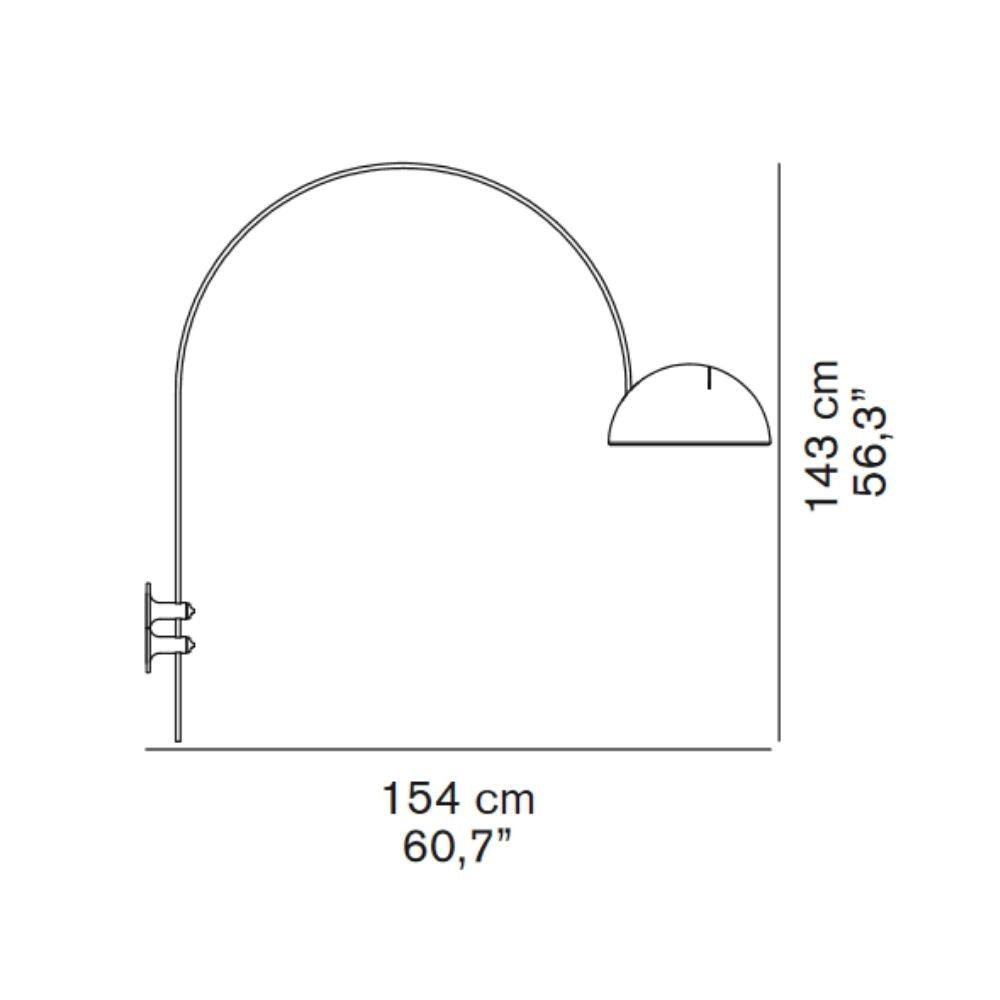 OLuce Coupé 1159/R wall/ceiling lamp by Joe Colombo - Buy now on ShopDecor - Discover the best products by OLUCE design
