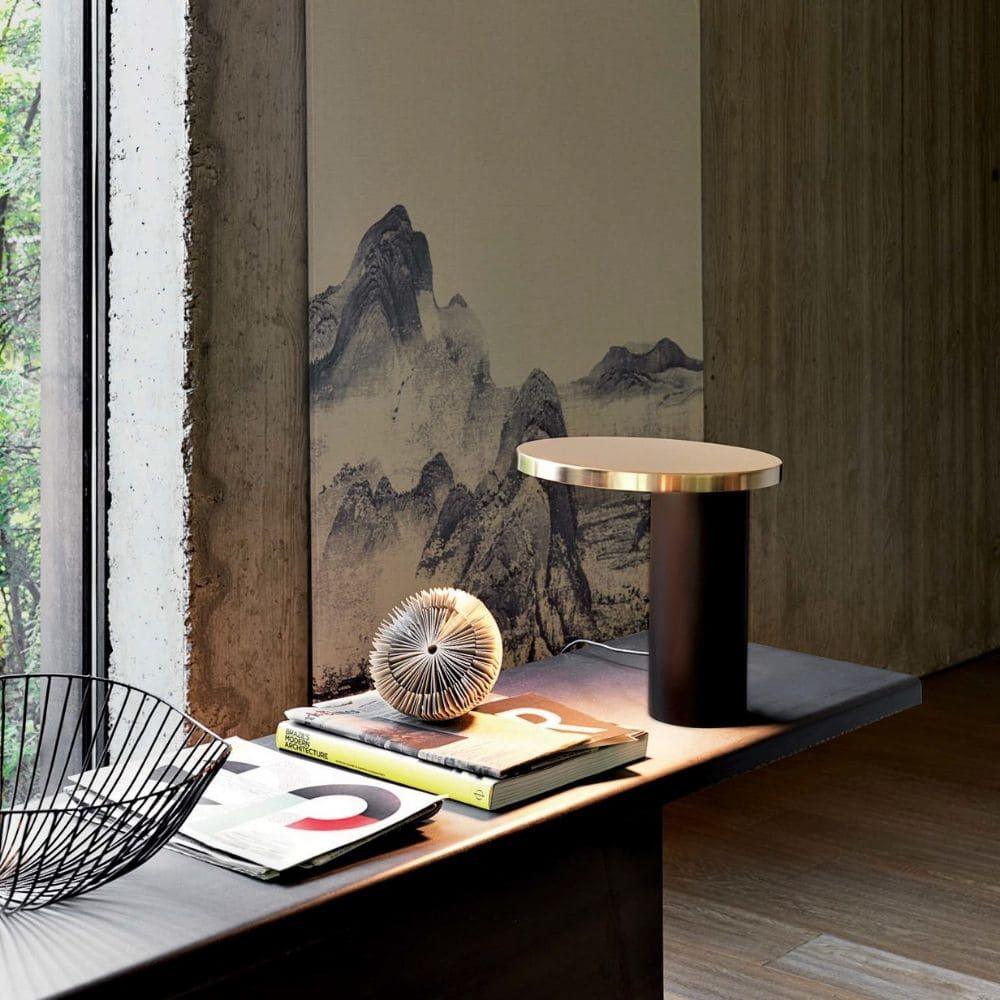 OLuce Cylinda 218 table lamp LED matt black - Buy now on ShopDecor - Discover the best products by OLUCE design