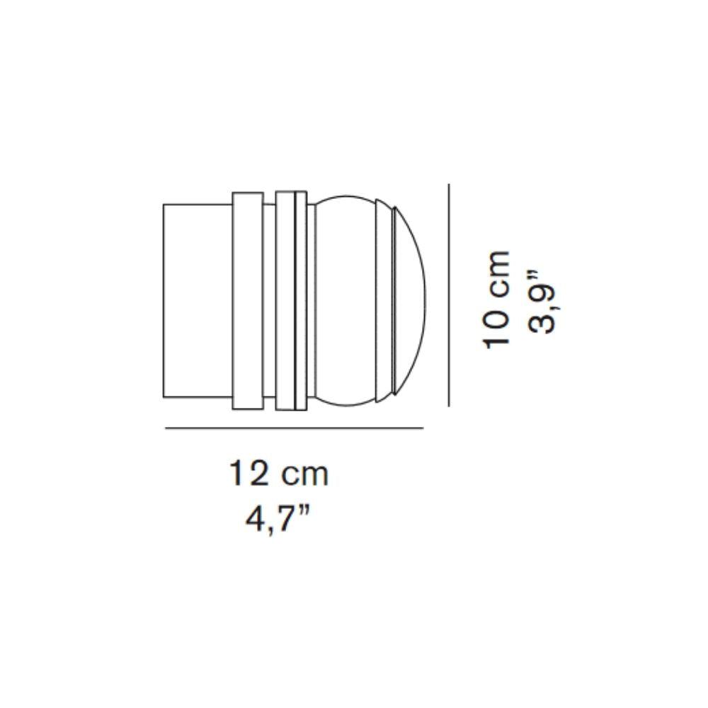OLuce Fresnel 1148 LED wall/ceiling lamp by Joe Colombo - Buy now on ShopDecor - Discover the best products by OLUCE design