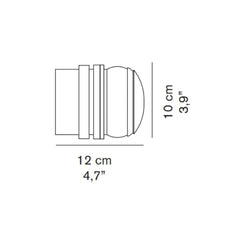 OLuce Fresnel 1148 LED wall/ceiling lamp by Joe Colombo - Buy now on ShopDecor - Discover the best products by OLUCE design