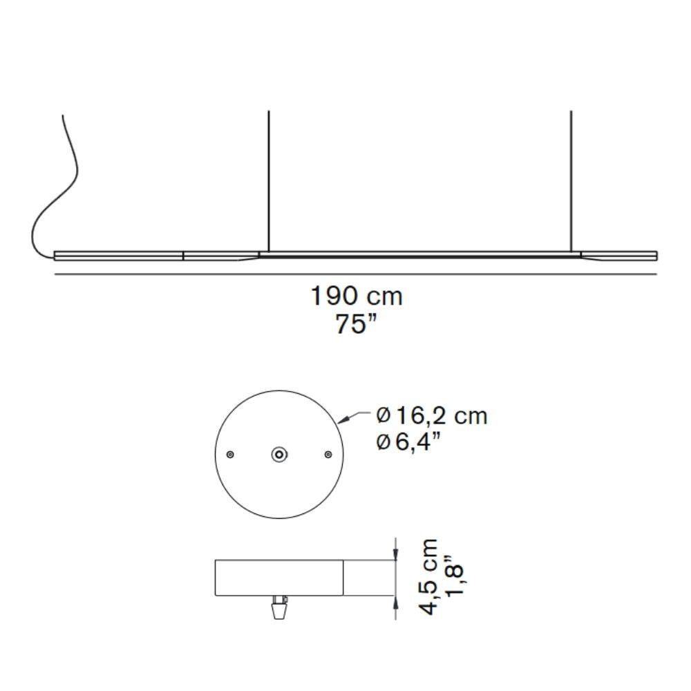 OLuce Ilo 487 LED suspension lamp by David Lopez Quincoces - Buy now on ShopDecor - Discover the best products by OLUCE design