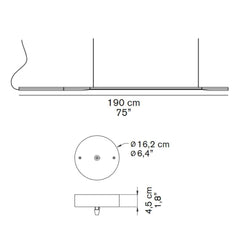 OLuce Ilo 487 LED suspension lamp by David Lopez Quincoces - Buy now on ShopDecor - Discover the best products by OLUCE design