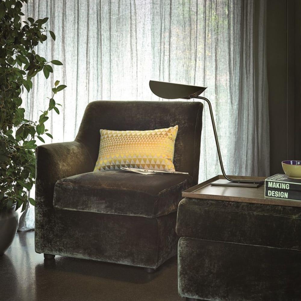 OLuce Plume 221 table lamp bronze by Christophe Pillet - Buy now on ShopDecor - Discover the best products by OLUCE design