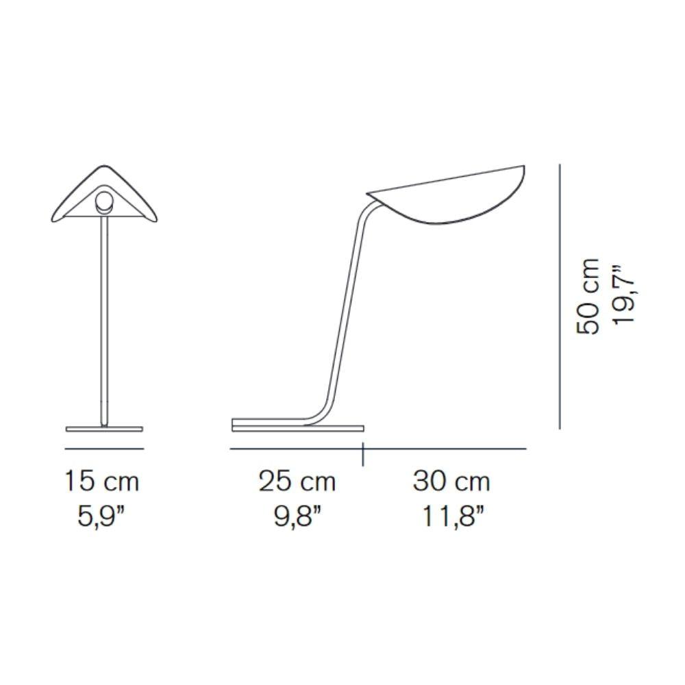 OLuce Plume 221 table lamp bronze by Christophe Pillet - Buy now on ShopDecor - Discover the best products by OLUCE design