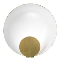 OLuce Siro 287 LED table lamp satin gold diam 34 cm. - Buy now on ShopDecor - Discover the best products by OLUCE design