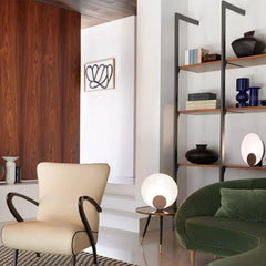 OLuce Siro 288 LED table lamp satin bronze diam 45 cm. - Buy now on ShopDecor - Discover the best products by OLUCE design