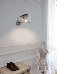 OLuce The Globe 727 wall lamp nickel plated - Buy now on ShopDecor - Discover the best products by OLUCE design