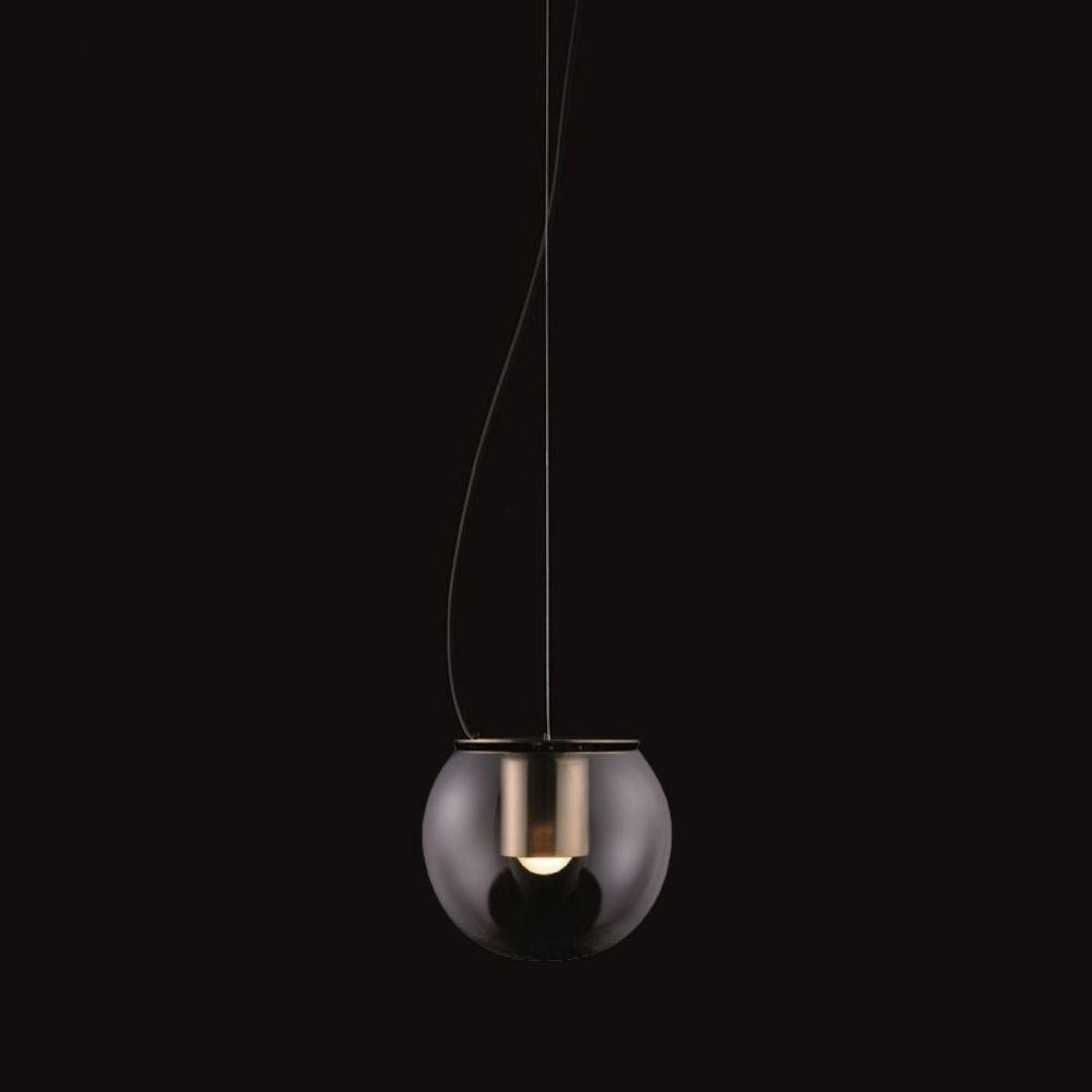 OLuce The Globe 827 suspension lamp gold/bronze diam 20 cm. - Buy now on ShopDecor - Discover the best products by OLUCE design