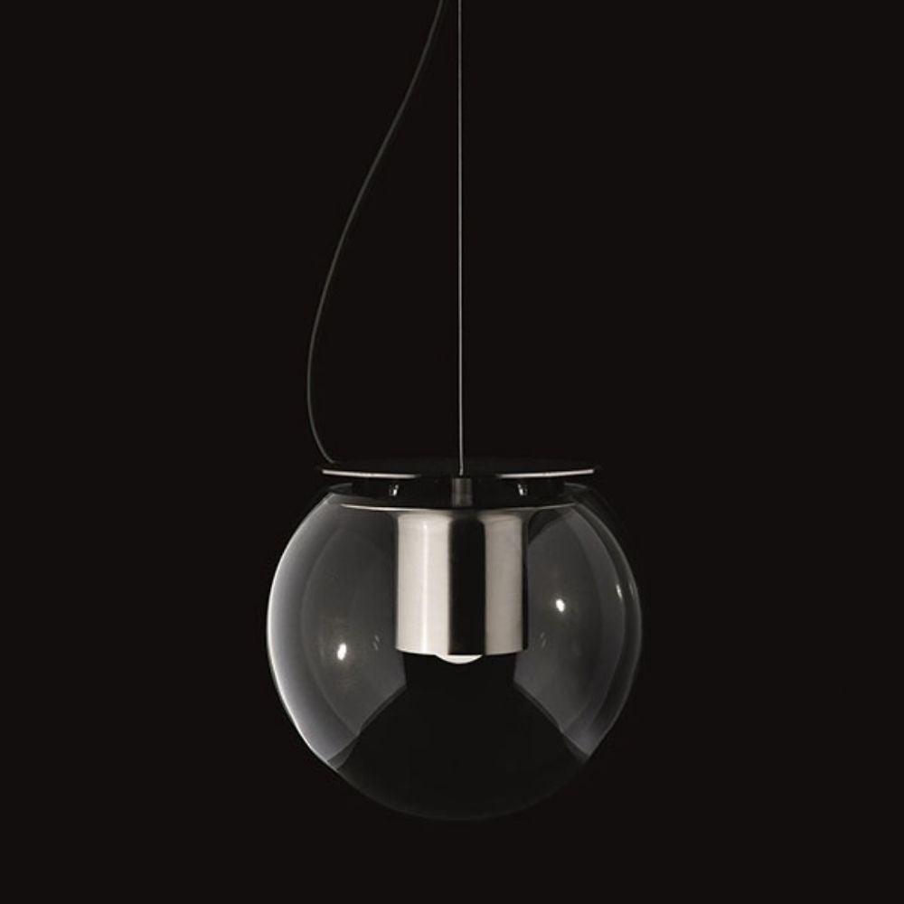 OLuce The Globe 828 suspension lamp nickel plated diam 30 cm. - Buy now on ShopDecor - Discover the best products by OLUCE design