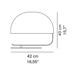 OLuce Zanuso 275 table lamp nut brown by Marco Zanuso - Buy now on ShopDecor - Discover the best products by OLUCE design