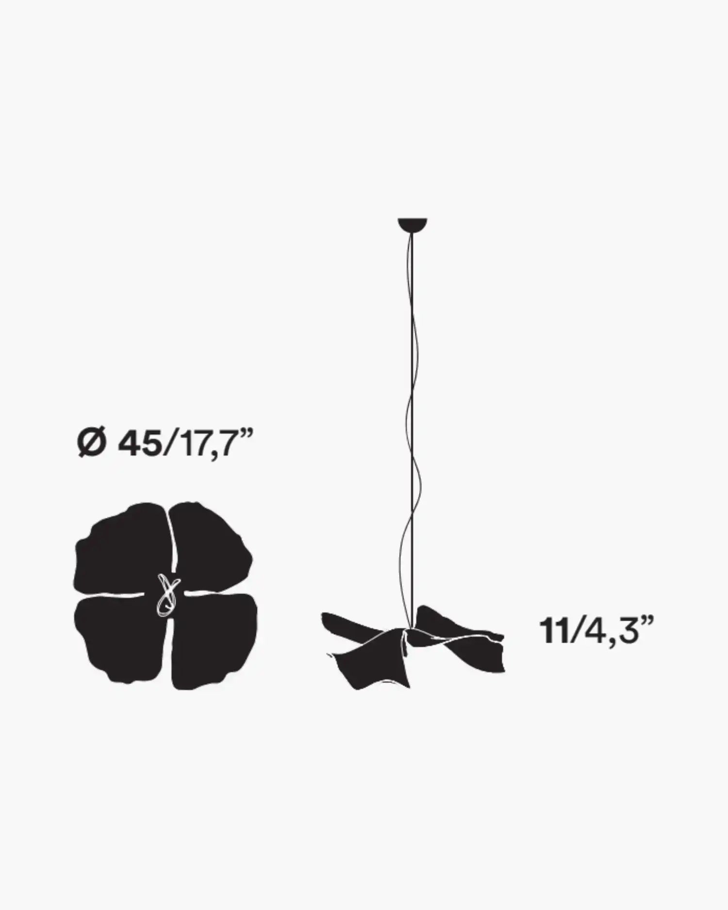 Opinion Ciatti Papavero Raggiante pendant lamp - Buy now on ShopDecor - Discover the best products by OPINION CIATTI design