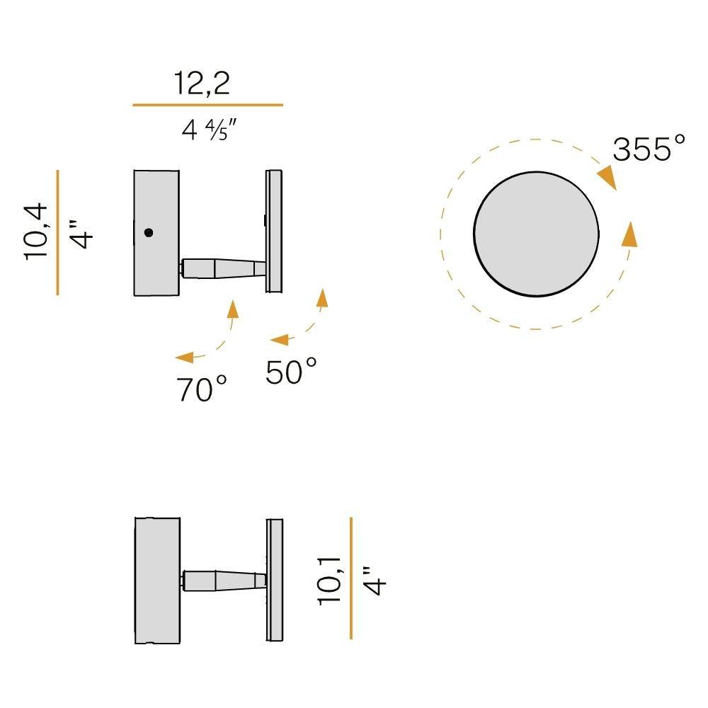 Panzeri Bella wall lamp LED by Enzo Panzeri - Buy now on ShopDecor - Discover the best products by PANZERI design