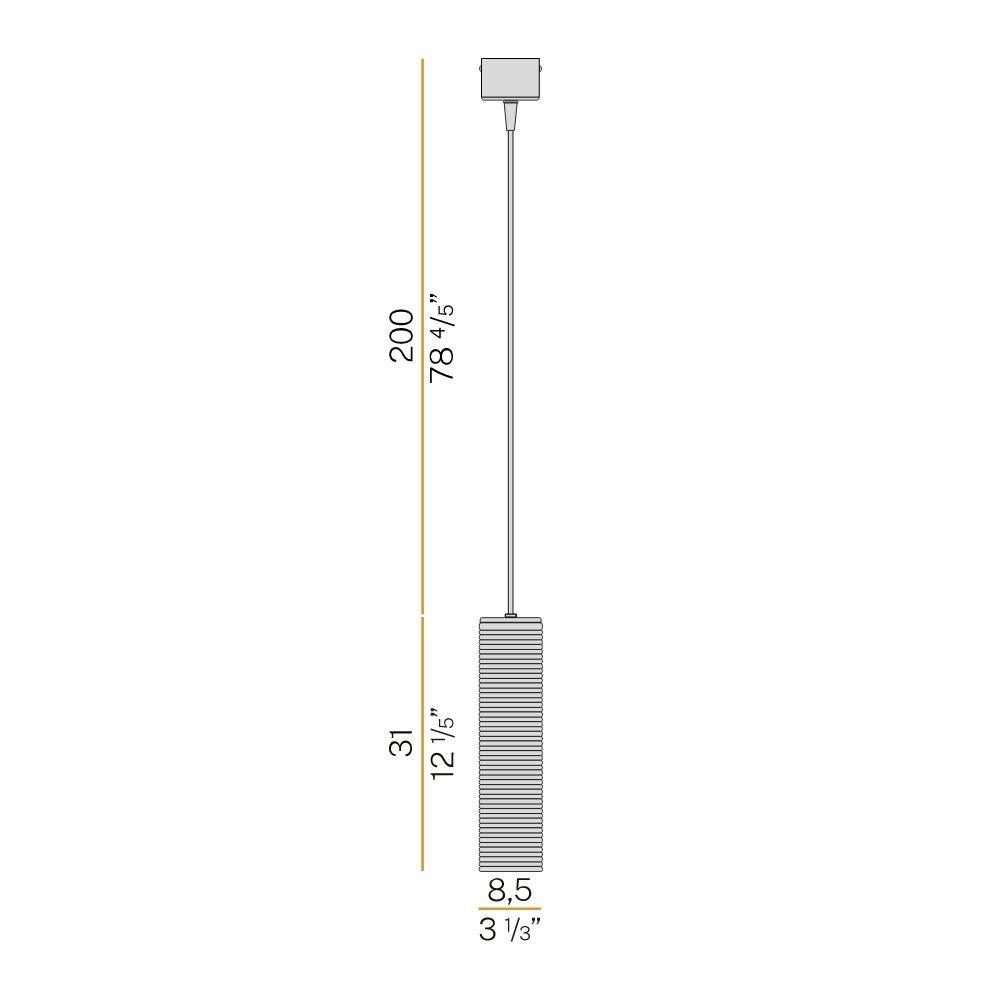 Panzeri Clio suspension lamp LED glass by Silvia Poma - Buy now on ShopDecor - Discover the best products by PANZERI design
