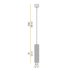 Panzeri Clio suspension lamp LED glass by Silvia Poma - Buy now on ShopDecor - Discover the best products by PANZERI design