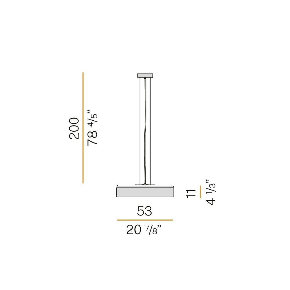 Panzeri Ginevra suspension lamp LED diam. 53 cm by Christian Burtolf - Buy now on ShopDecor - Discover the best products by PANZERI design