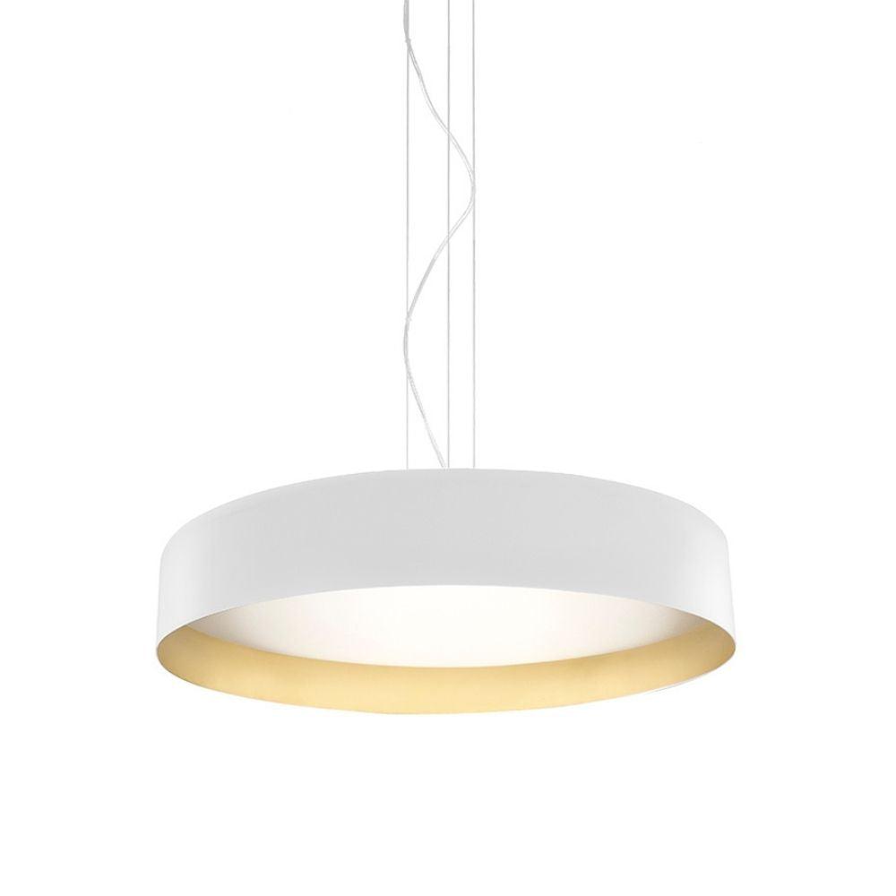Panzeri Ginevra suspension lamp LED diam. 80 cm by Christian Burtolf Panzeri White - Buy now on ShopDecor - Discover the best products by PANZERI design