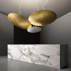 Panzeri Gong suspension lamp LED diam. 60 cm by Studio Tecnico Panzeri - Buy now on ShopDecor - Discover the best products by PANZERI design