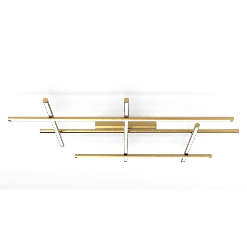 Panzeri Hilow ceiling lamp LED by Matteo Thun Panzeri Satin brass - Buy now on ShopDecor - Discover the best products by PANZERI design