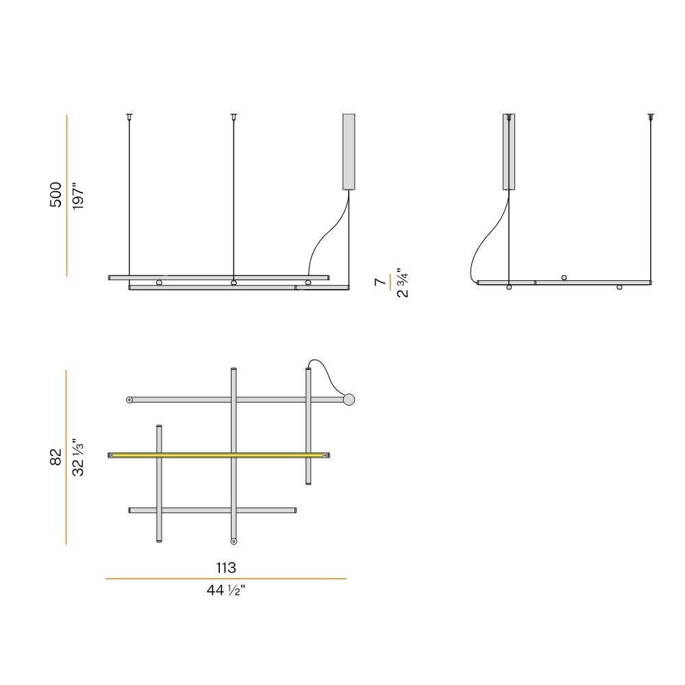 Panzeri Hilow suspension lamp LED by Matteo Thun - Buy now on ShopDecor - Discover the best products by PANZERI design