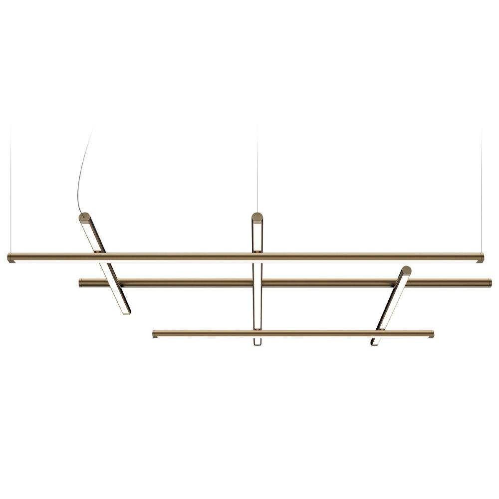 Panzeri Hilow suspension lamp LED by Matteo Thun Panzeri Bronze - Buy now on ShopDecor - Discover the best products by PANZERI design