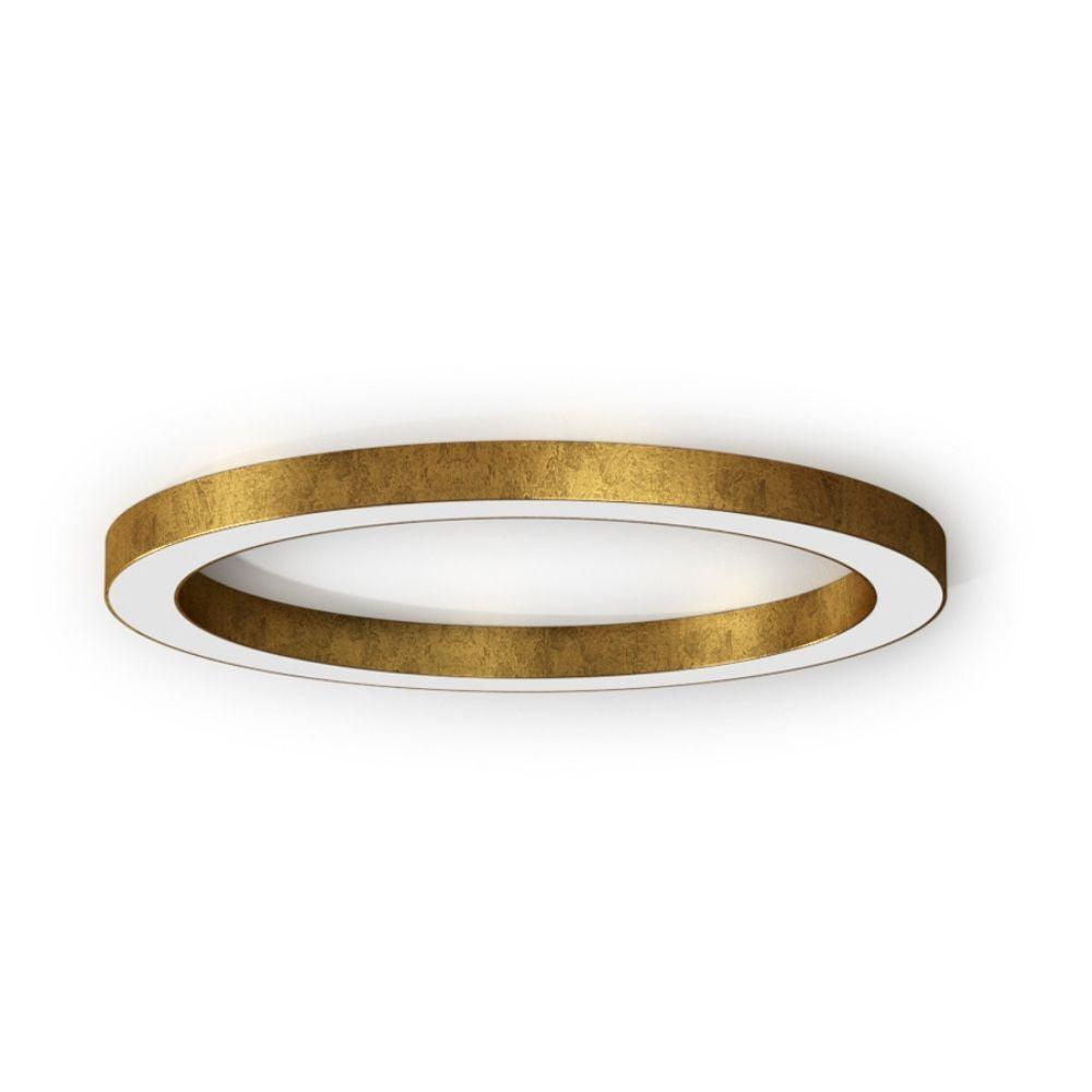 Panzeri Silver Ring ceiling/wall lamp lamp LED diam. 120 cm Panzeri Gold leaf - Buy now on ShopDecor - Discover the best products by PANZERI design