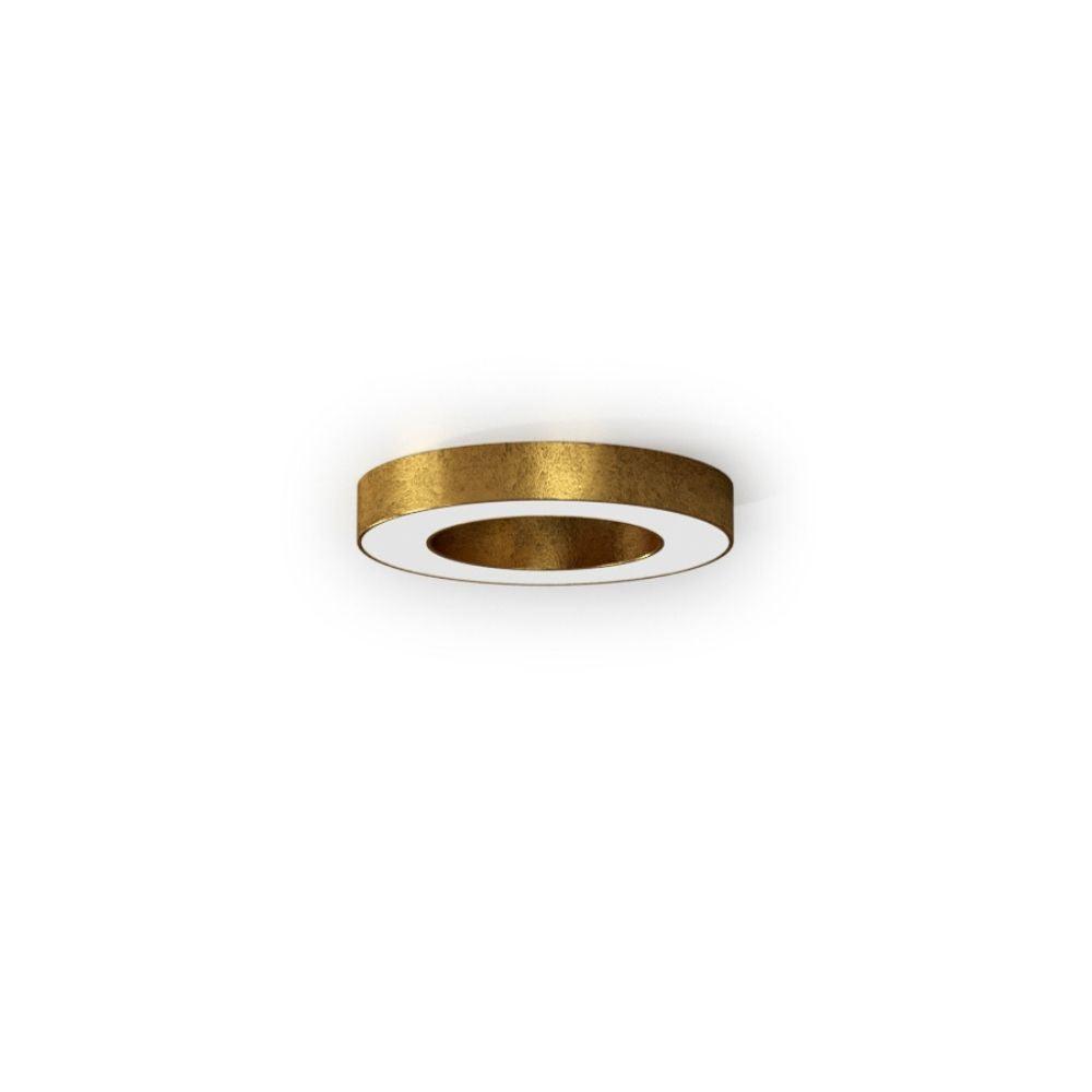 Panzeri Silver Ring ceiling/wall lamp lamp LED diam. 50 cm Panzeri Gold leaf - Buy now on ShopDecor - Discover the best products by PANZERI design
