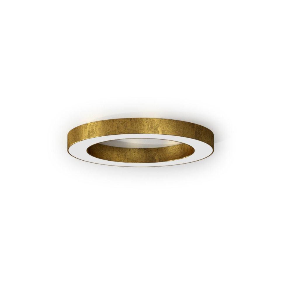 Panzeri Silver Ring ceiling/wall lamp lamp LED diam. 80 cm Panzeri Gold leaf - Buy now on ShopDecor - Discover the best products by PANZERI design