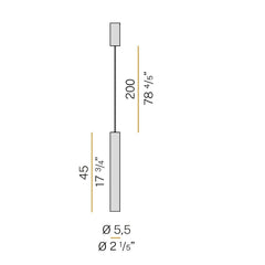 Panzeri To-Be suspension lamp h. 45 cm by Enzo Panzeri - Buy now on ShopDecor - Discover the best products by PANZERI design