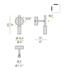 Panzeri Tubino ceiling/wall lamp LED by Matteo Thun - Buy now on ShopDecor - Discover the best products by PANZERI design