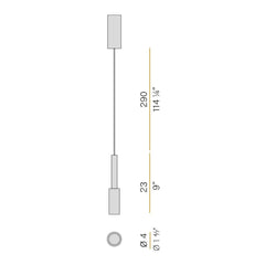 Panzeri Tubino suspension lamp LED by Matteo Thun - Buy now on ShopDecor - Discover the best products by PANZERI design