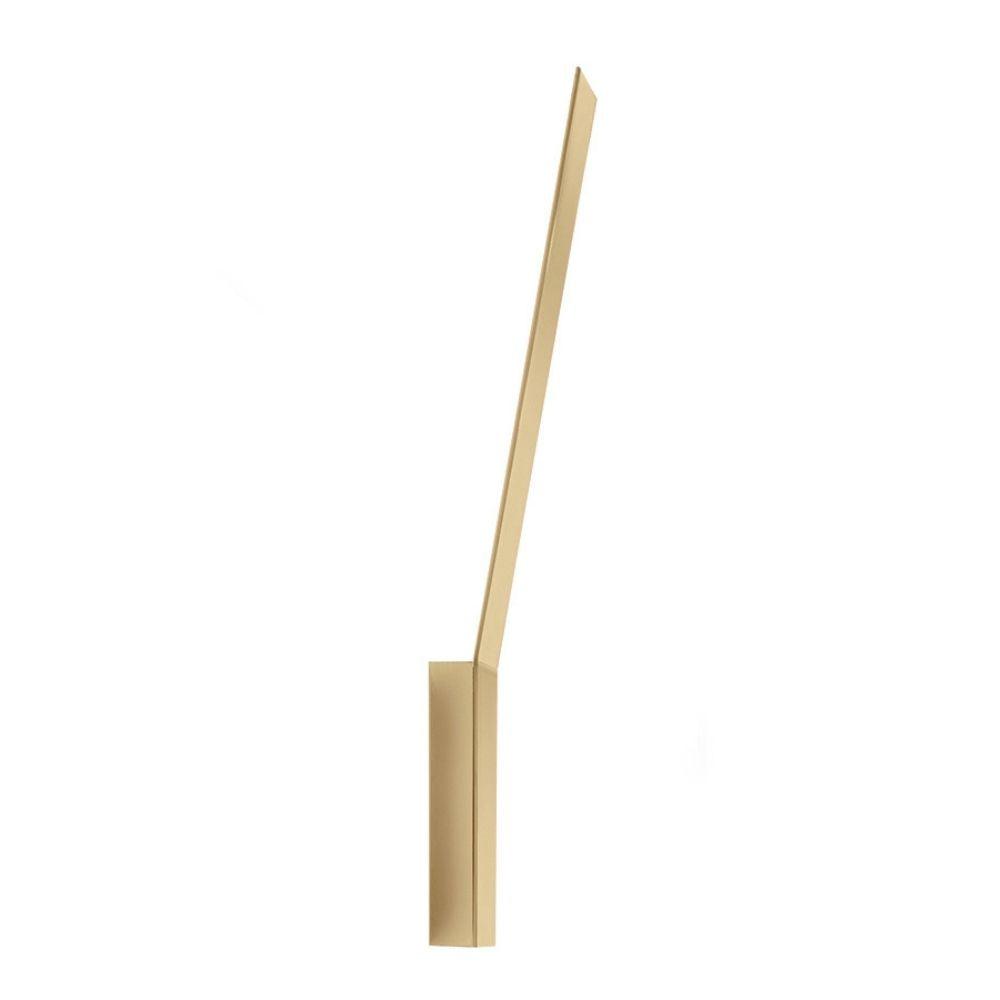 Panzeri Ypsilon wall lamp LED by Studio Tecnico Panzeri Panzeri Satin brass - Buy now on ShopDecor - Discover the best products by PANZERI design