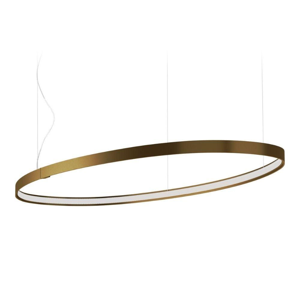 Panzeri Zero Ellipse suspension lamp by Enzo Panzeri Panzeri Bronze - Buy now on ShopDecor - Discover the best products by PANZERI design