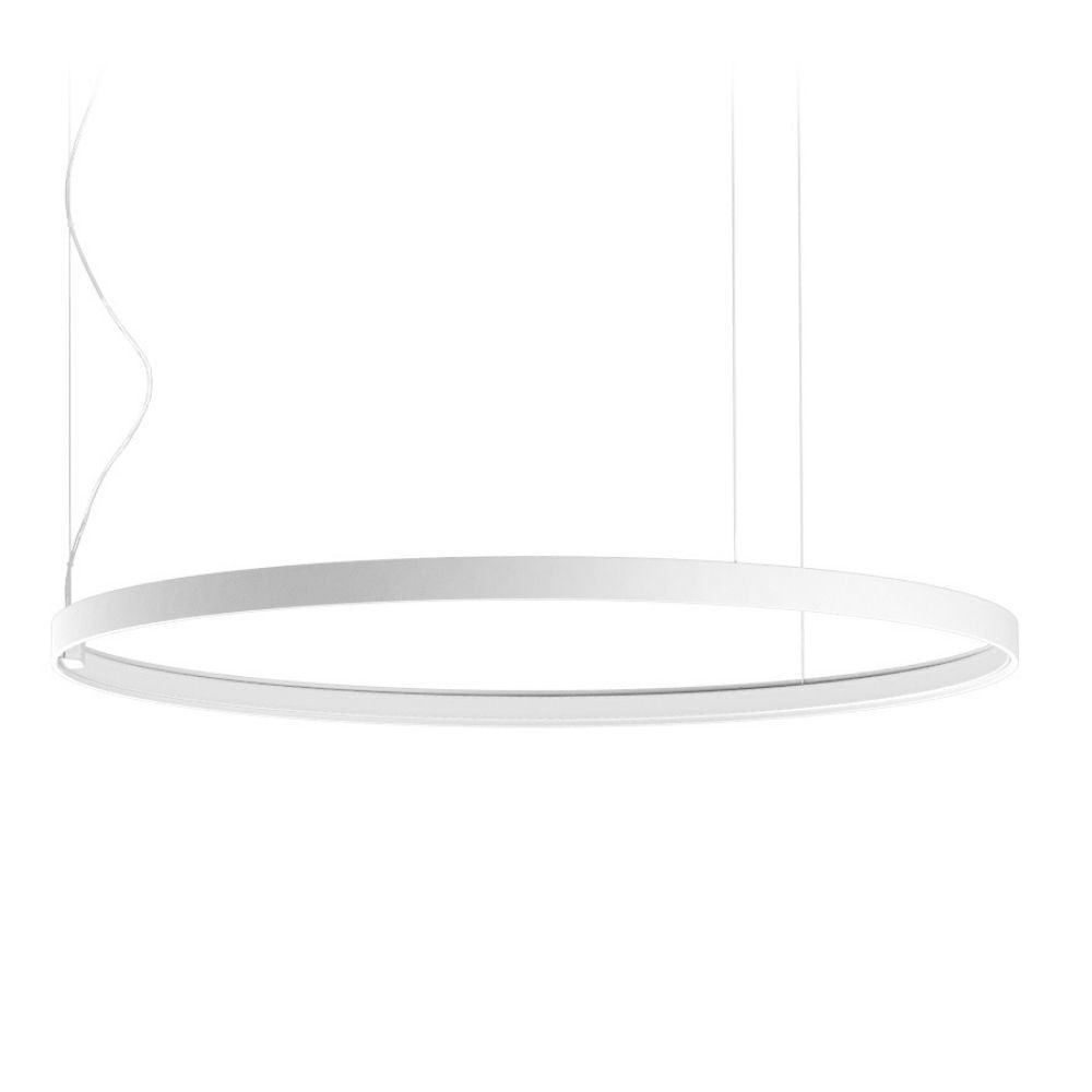 Panzeri Zero Round suspension lamp LED diam. 100 cm Panzeri White - Buy now on ShopDecor - Discover the best products by PANZERI design