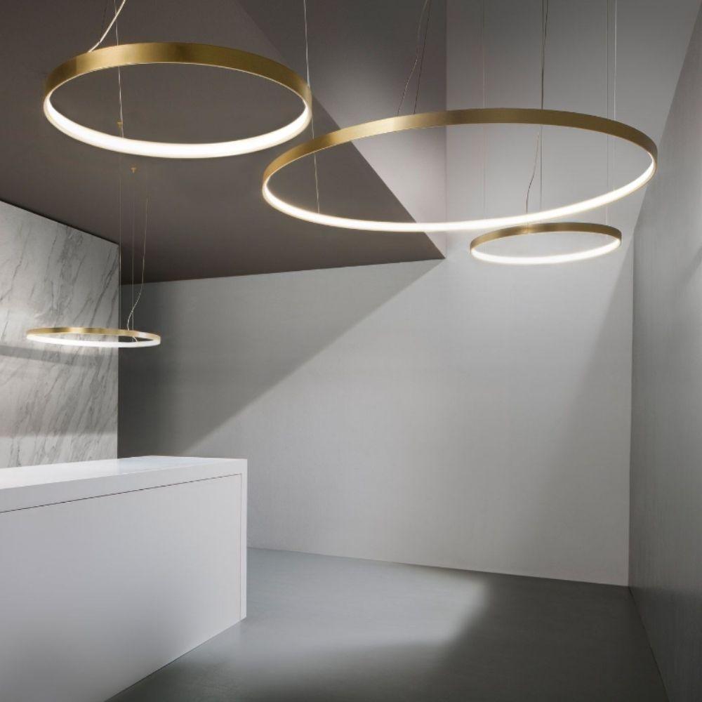 Panzeri Zero Round suspension lamp LED diam. 100 cm - Buy now on ShopDecor - Discover the best products by PANZERI design
