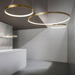 Panzeri Zero Round suspension lamp LED diam. 100 cm - Buy now on ShopDecor - Discover the best products by PANZERI design