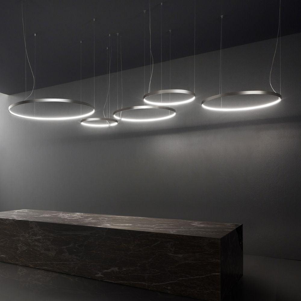 Panzeri Zero Round suspension lamp LED diam. 100 cm - Buy now on ShopDecor - Discover the best products by PANZERI design