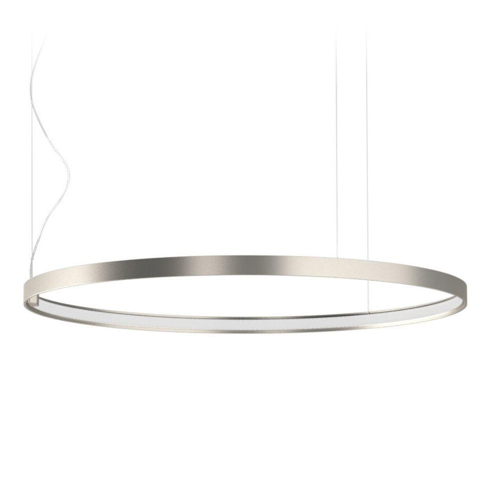 Panzeri Zero Round suspension lamp LED diam. 100 cm Panzeri Titanium - Buy now on ShopDecor - Discover the best products by PANZERI design