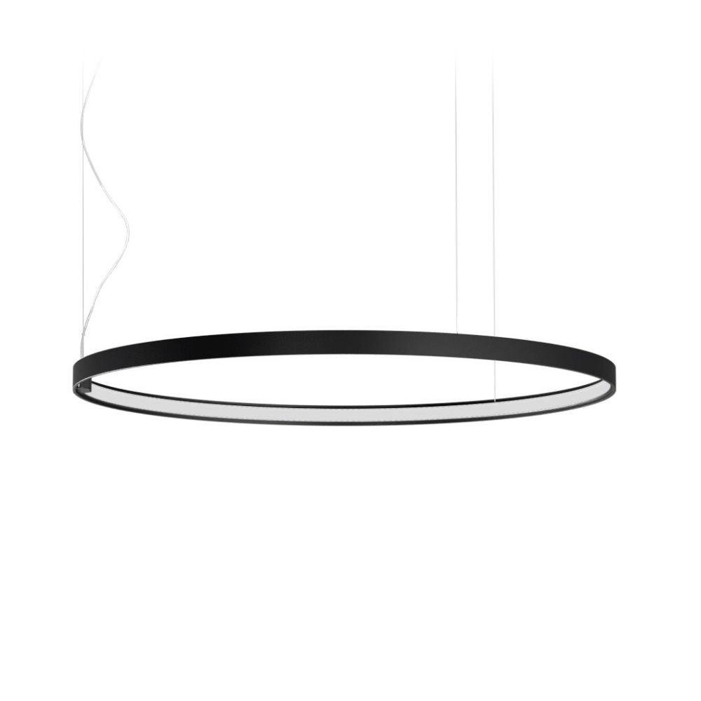 Panzeri Zero Round suspension lamp LED diam. 75 cm Panzeri Black - Buy now on ShopDecor - Discover the best products by PANZERI design