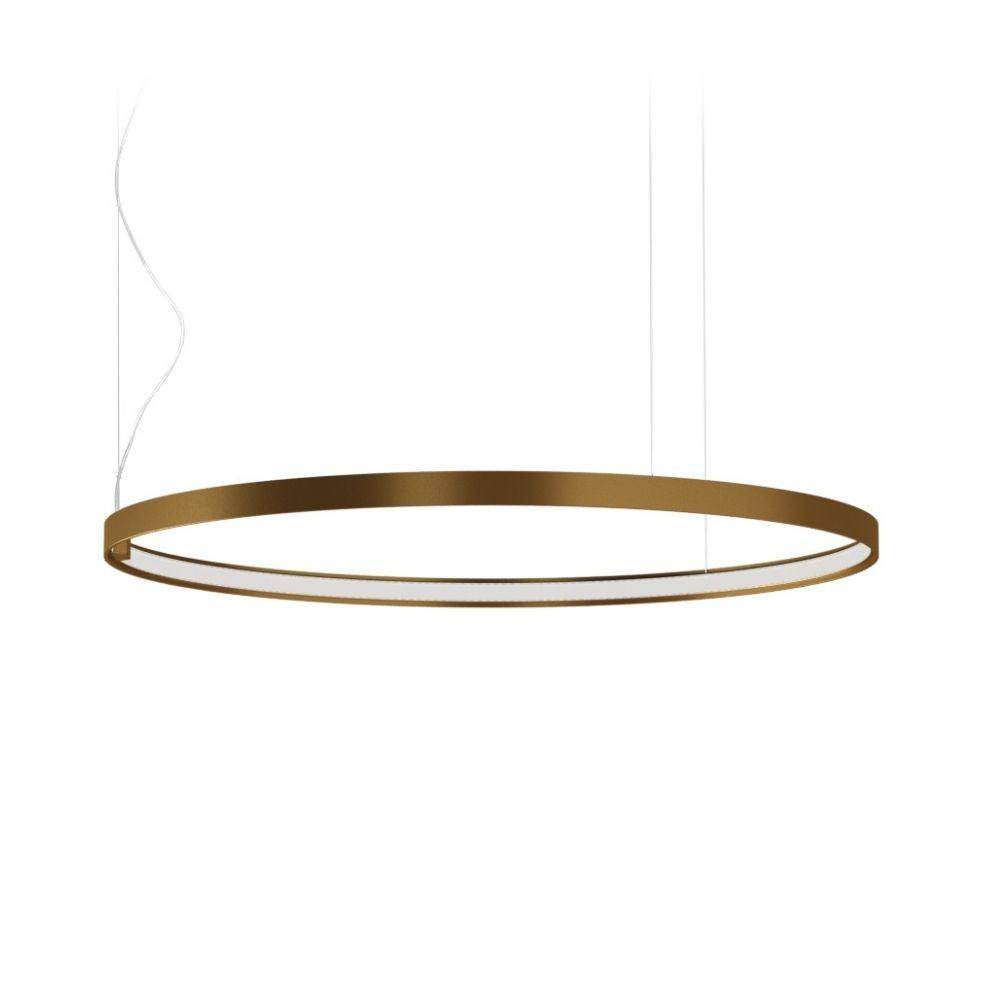 Panzeri Zero Round suspension lamp LED diam. 75 cm Panzeri Bronze - Buy now on ShopDecor - Discover the best products by PANZERI design