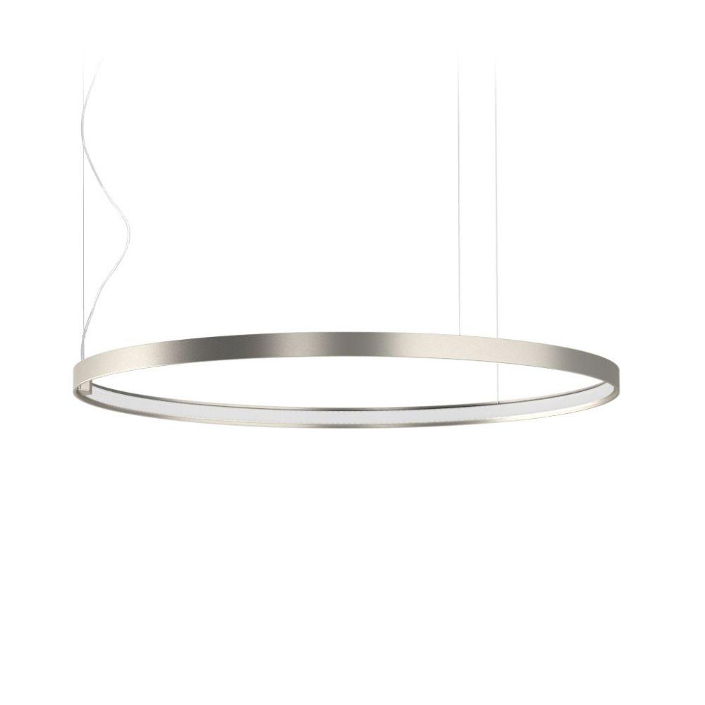 Panzeri Zero Round suspension lamp LED diam. 75 cm Panzeri Titanium - Buy now on ShopDecor - Discover the best products by PANZERI design