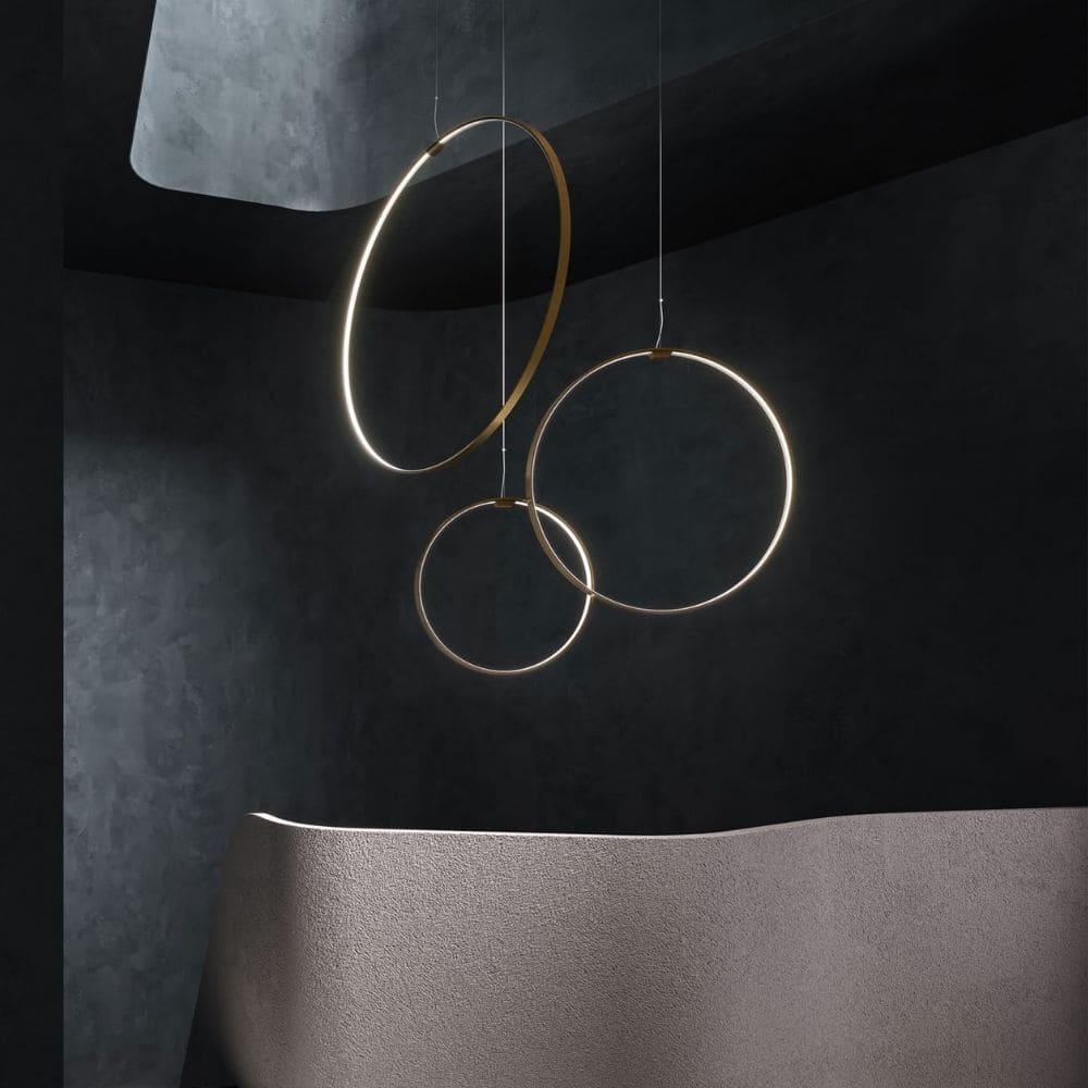 Panzeri Zero Round Vertical suspension lamp diam. 75 cm - Buy now on ShopDecor - Discover the best products by PANZERI design