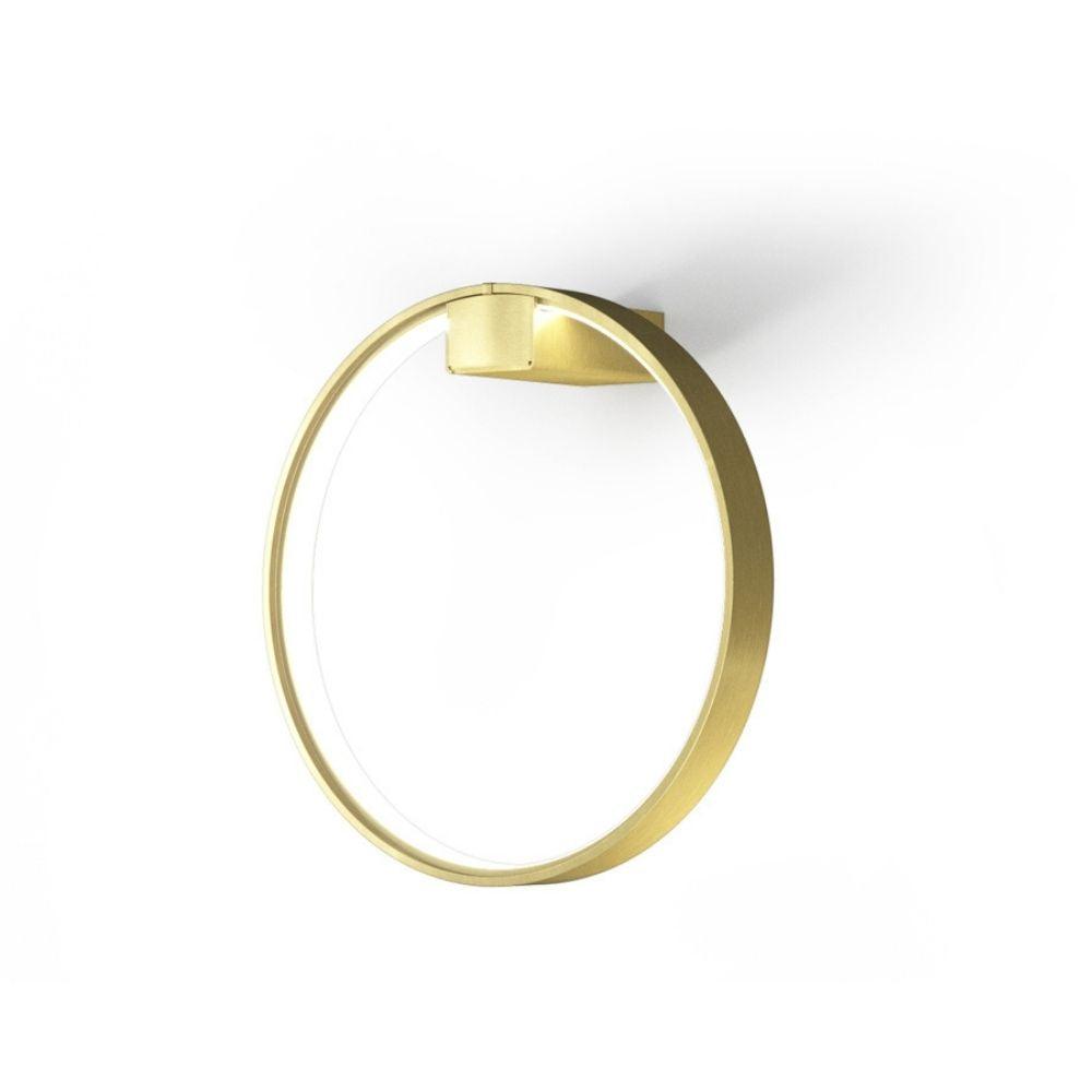 Panzeri Zero Round wall lamp LED by Enzo Panzeri Panzeri Satin brass - Buy now on ShopDecor - Discover the best products by PANZERI design