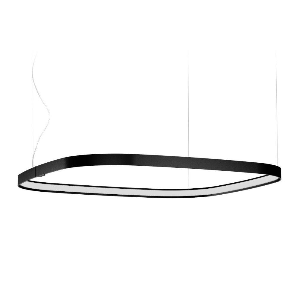 Panzeri Zero Square suspension lamp 75 x 75 cm by Enzo Panzeri Panzeri Black - Buy now on ShopDecor - Discover the best products by PANZERI design